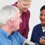 Aides monitor vital signs and provide personal care services.